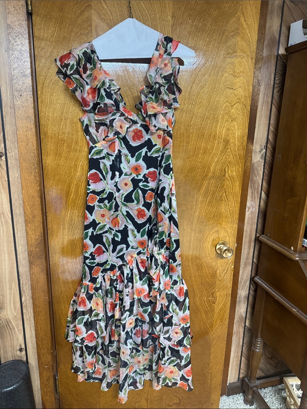 En Saison asymmetrical dress